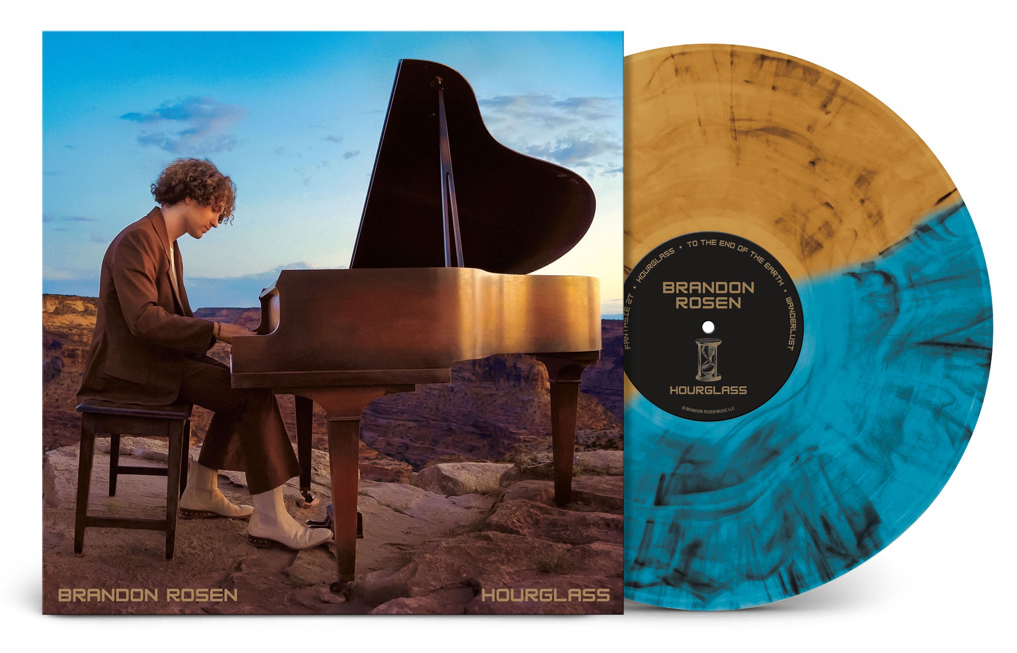 Brandon Rosen's Hourglass Split Color Vinyl